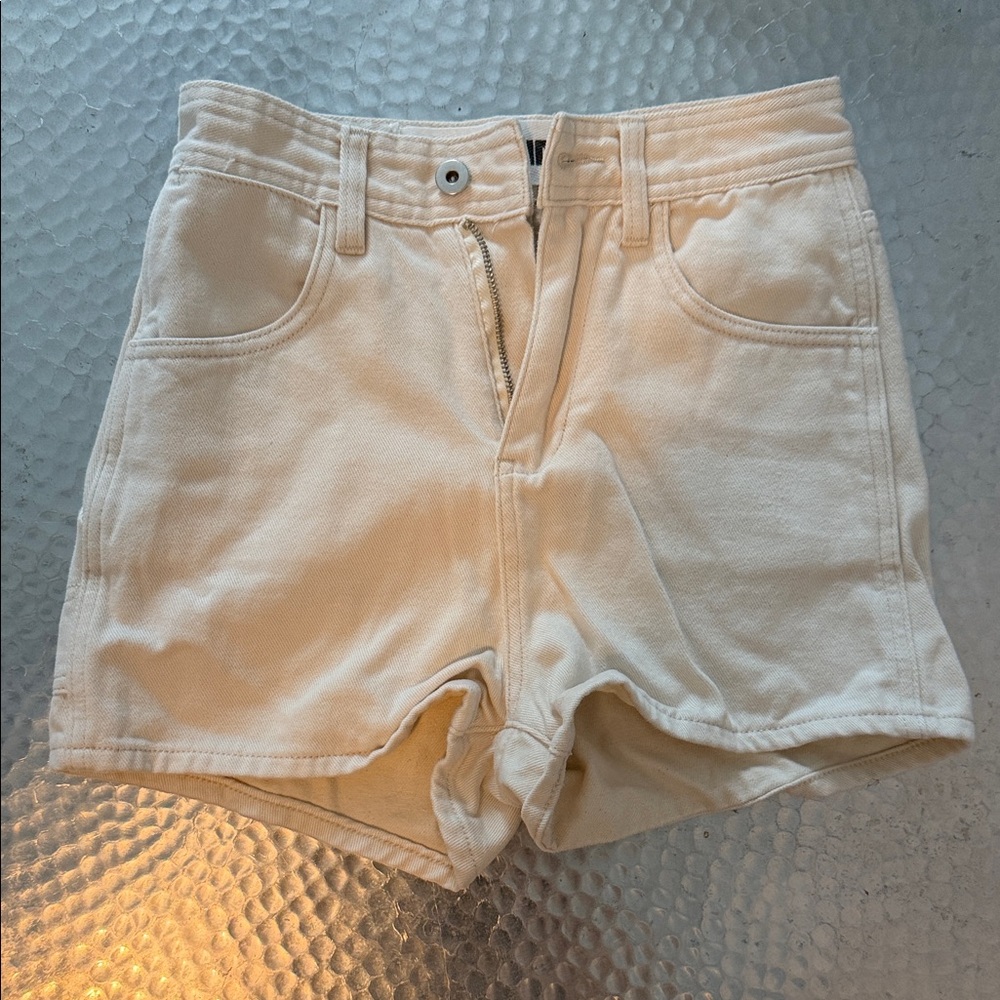 Jil Sander High Waist Cream Shorts ( a little small)